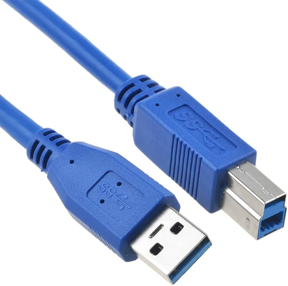 New USB 3.0 Cable Laptop PC Data Cord Compatible with Popcorn Hour A410 A-410 Networked Media Jukebox USB 3.0 Cable