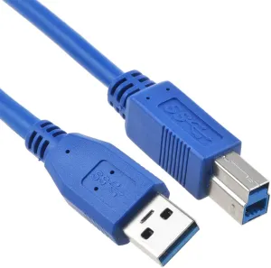 New USB 3.0 Cable Laptop PC Data Cord Compatible with Popcorn Hour A410 A-410 Networked Media Jukebox USB 3.0 Cable