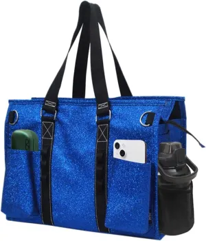 NGIL Utility Water Resistant Zippered Lined Tote Bag,Multi Pocket Organizer, Work Tote Bags for Women, Nurse Tote,Nurse Gift