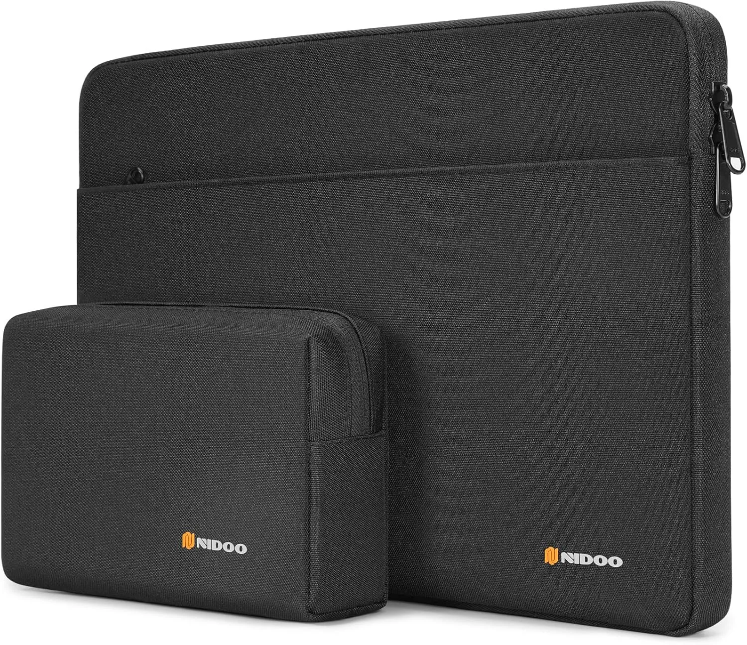 NIDOO 17.3 inch Laptop Sleeve Bag Computer Carrying Case Cover Compatible with Lenovo Legion 5 Y540 / Acer Chromebook 317 / HP Gaming Pavilion 17 470 / Dell MSI with Accessory Bag for Men Women, Black