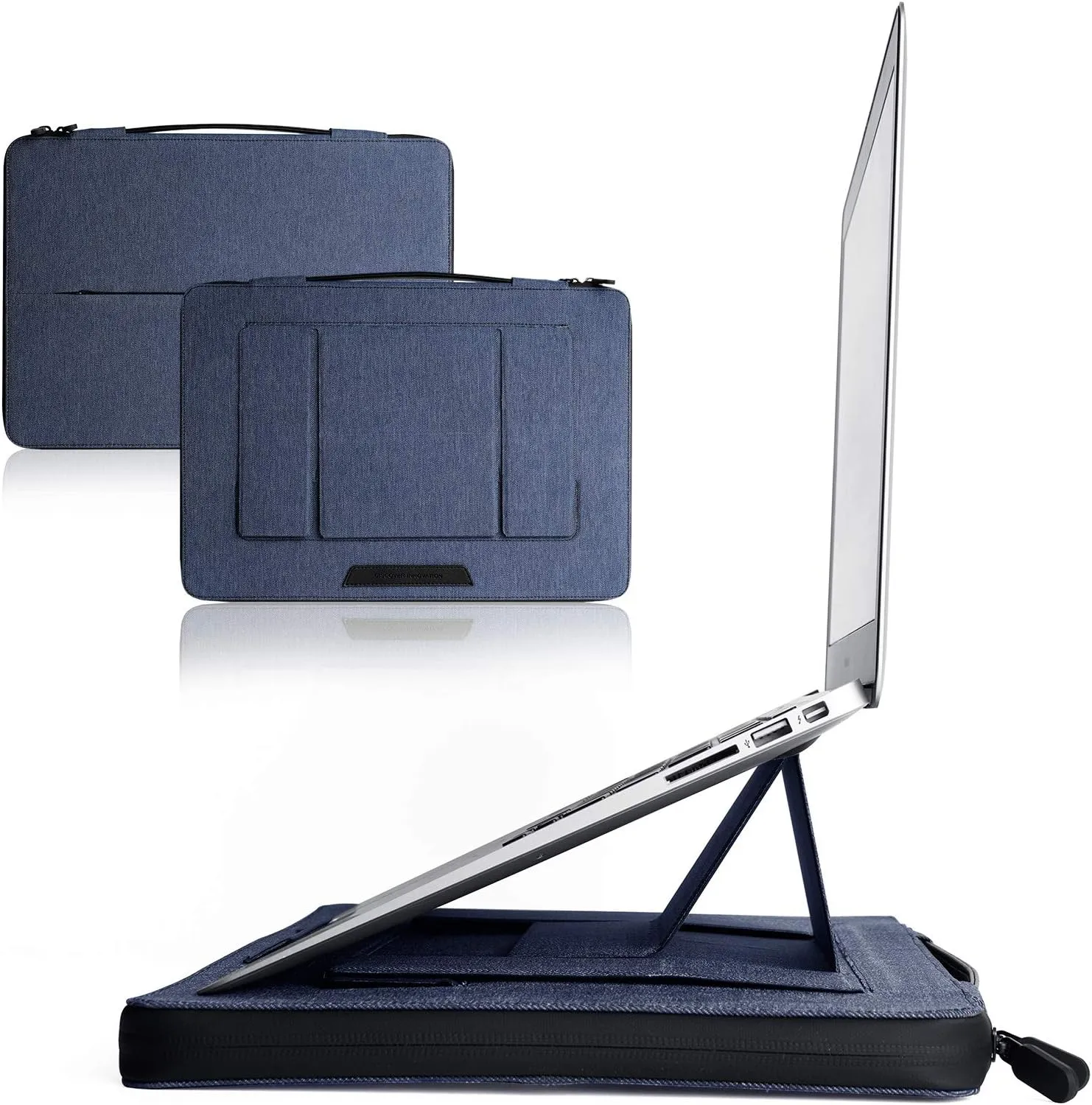 Nillkin 14 inch Laptop Case & Stand - Laptop Sleeve Bag with Handle - Compatible with 13/13.3-14 inch Laptops - Blue