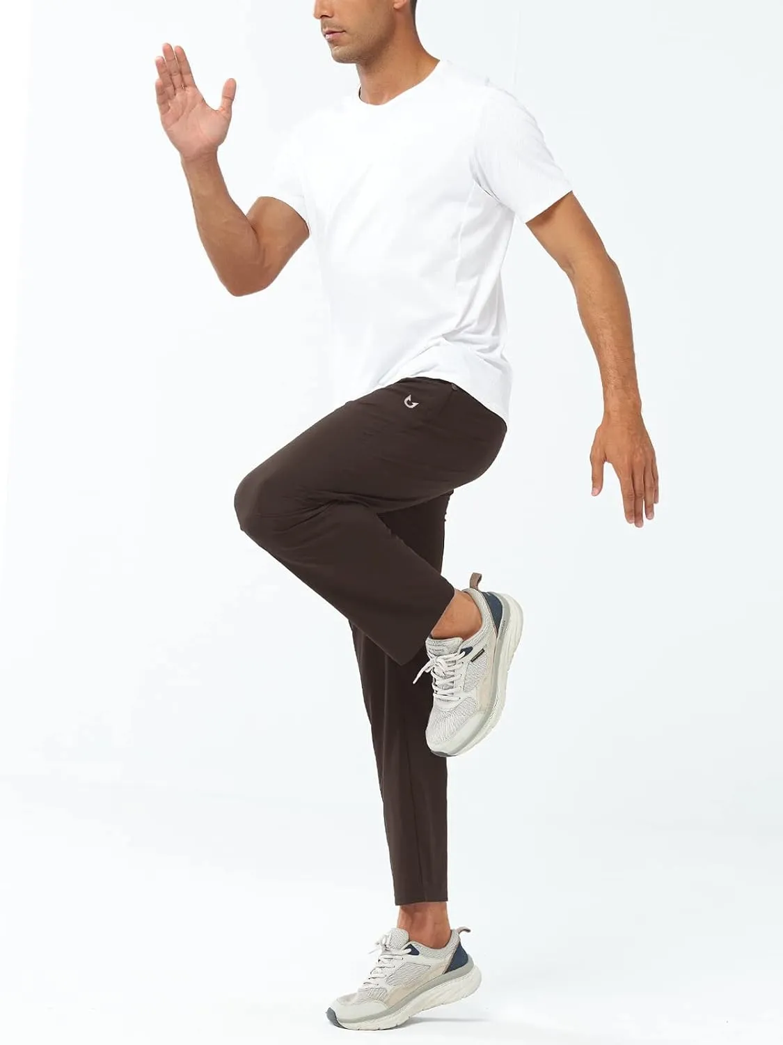 NORTHYARD Men's Athletic Pants Running Workout Joggers Lightweight Gym Jogging Track Casual Sweatpants with Zipper Pockets