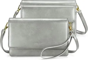 nuoku Women Small Crossbody Bag Cellphone Purse Wallet with RFID Card Slots 2 Straps
