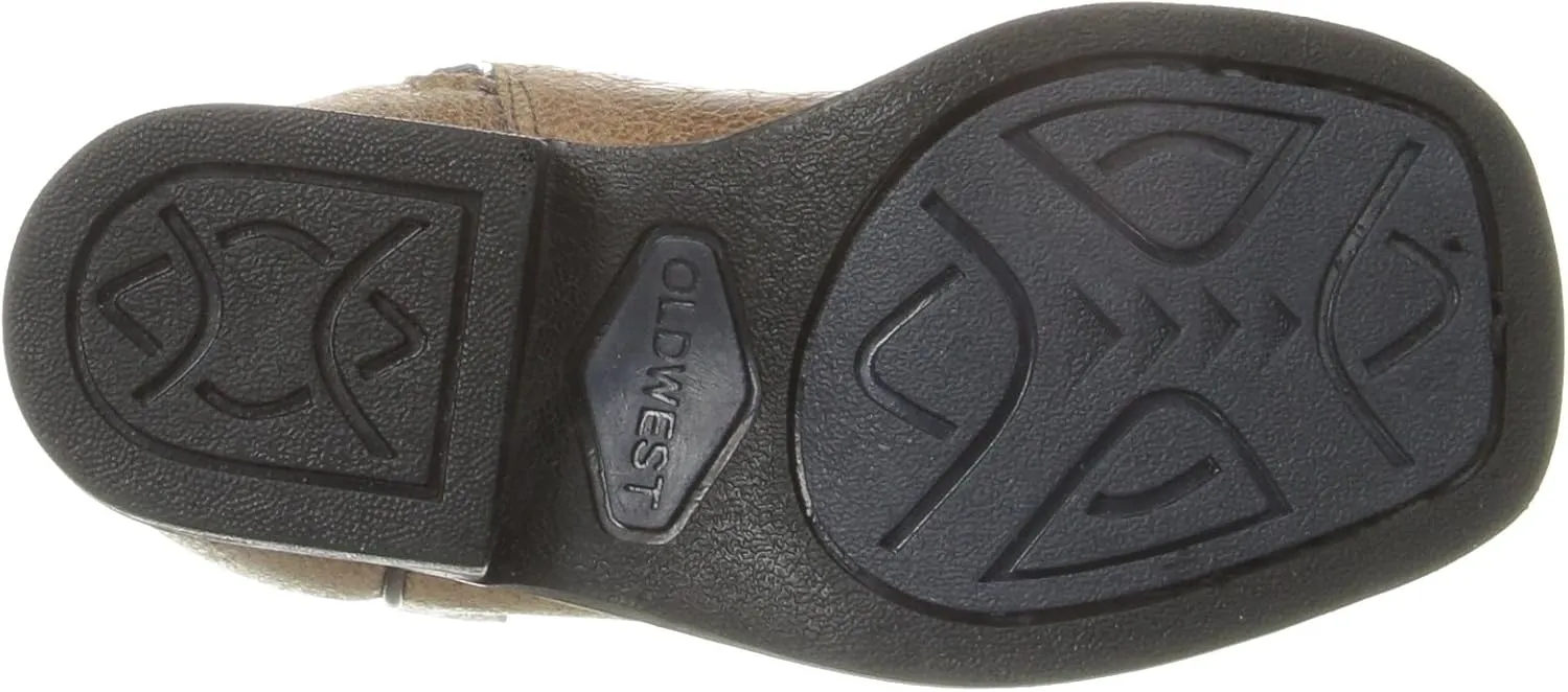 Old West Kids Boots Unisex-Child Square Toe Vintage (Toddler) Western Boot