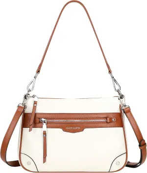Over Earth Leather Crossbody Bags for Women Small Hobo Purses Ladies Shoulder Bag