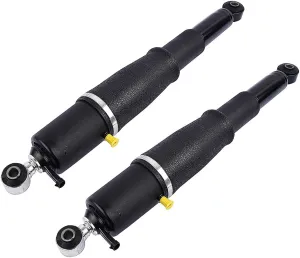 Pair Rear Air Ride Suspension Shocks Replacement for Cadillac Escalade GMC Yukon XL Chevy Avalanche 1500 Suburban 1500 Tahoe 1500 2000-2014 25979391 25979394