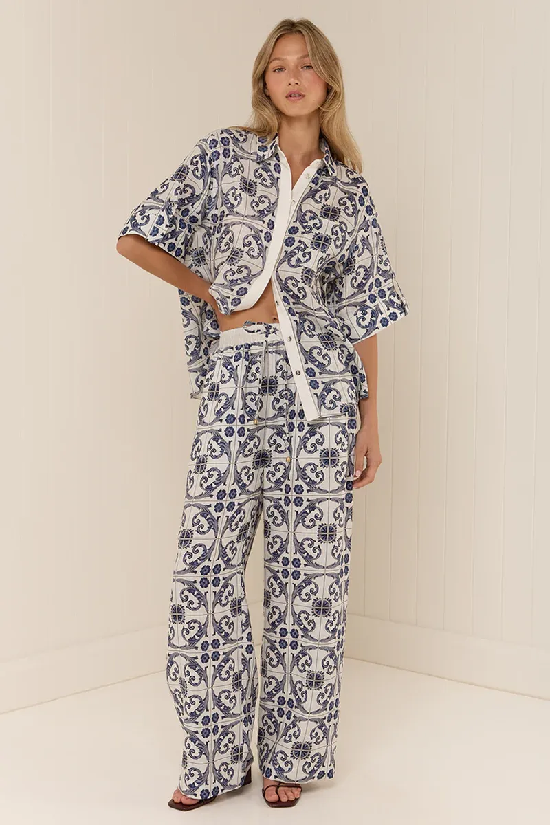 PALM NOOSA | BELLA TILE PANTS