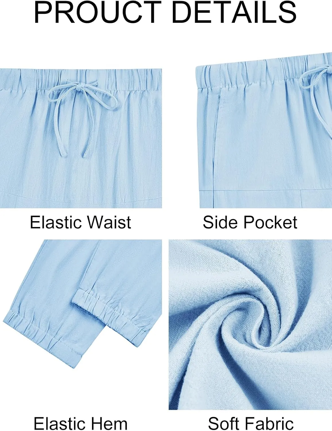 PASLTER Mens Harem Pants Baggy Casual Cotton Linen Boho Yoga Drop Crotch Hippie Trousers