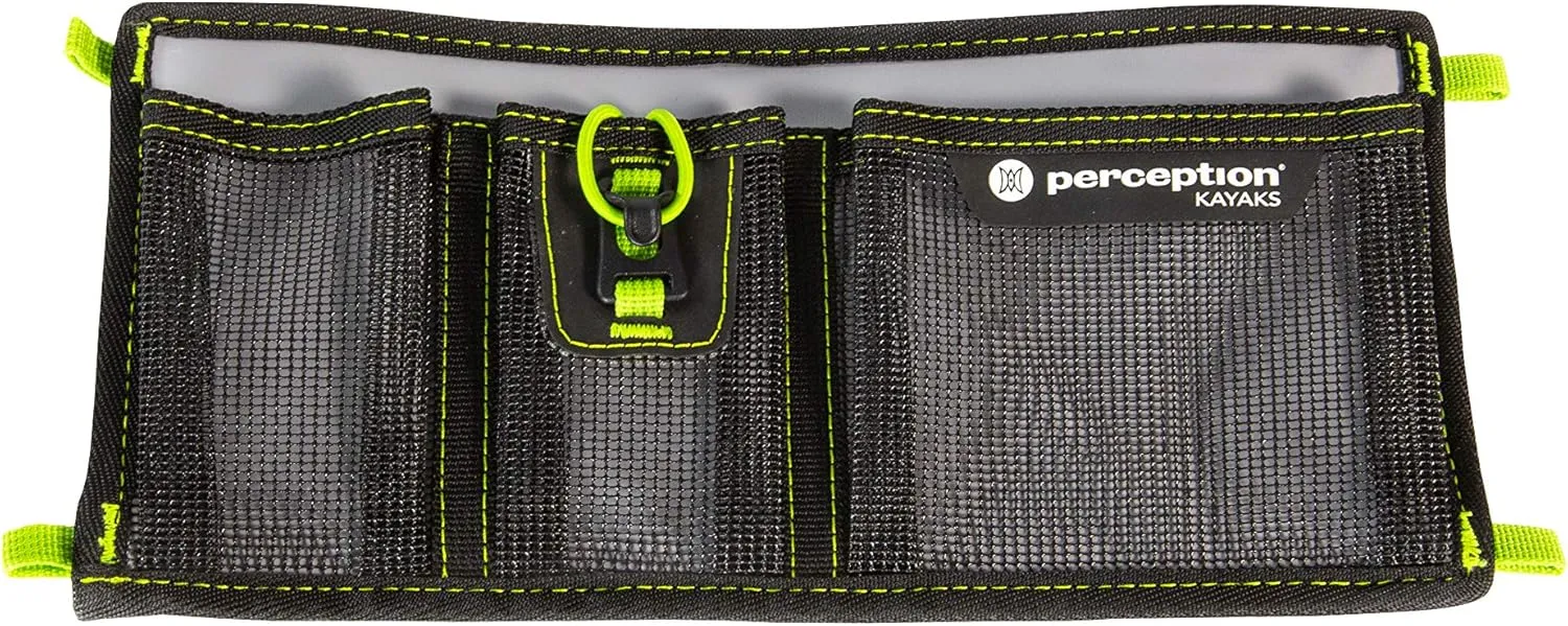Perception Kayaks Splash Three Pocket Organizer - for Kayaks, Grey, One Size