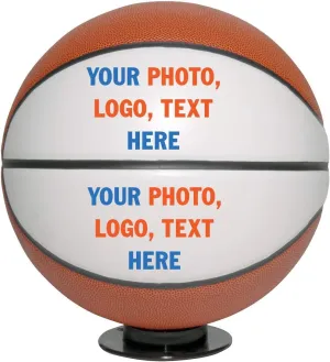 Personalized Custom Regulation Size Basketball | Official Size 7 | Customized Double Panel for Coach, Dad, or Any Fan