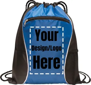 Personalized Promotional Items with Your Logo - Custom Backpack Cinch Swag Drawstring Bag