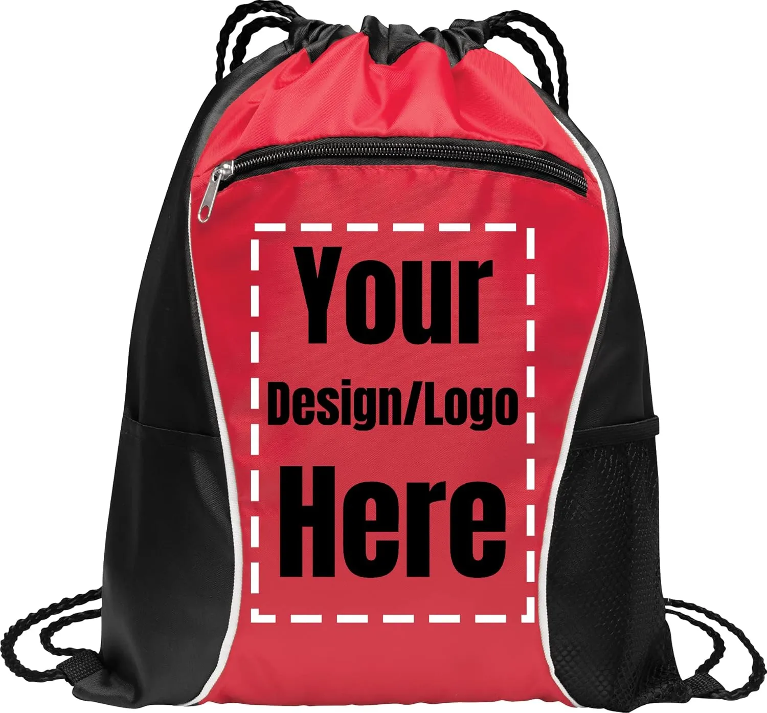 Personalized Promotional Items with Your Logo - Custom Backpack Cinch Swag Drawstring Bag