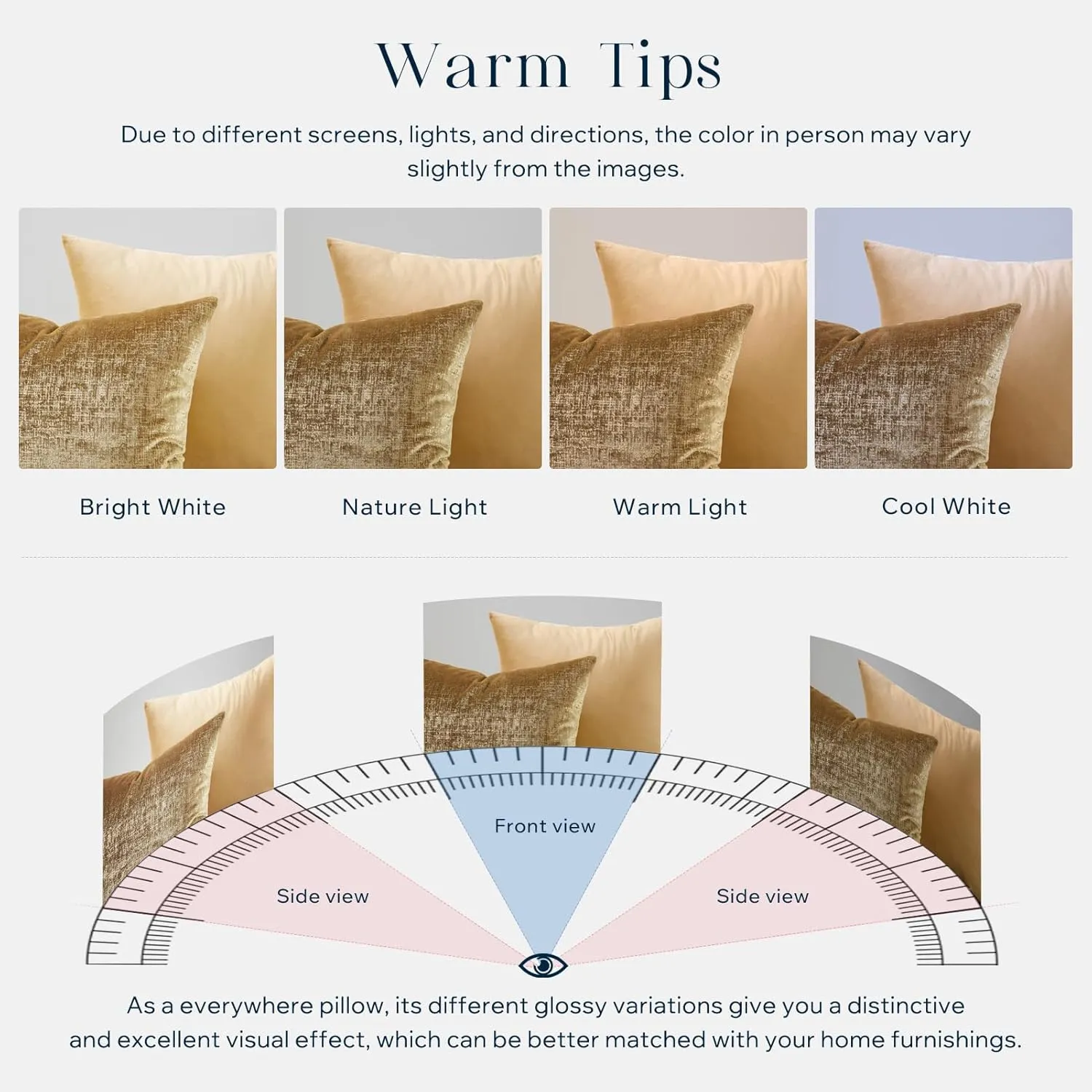 Phantoscope Pack of 2 Sparkling Velvet Decorative Solid Throw Decorative Pillow Cover Soft Gold Glitter Square Cushion Cover Pillowcase for Couch Bed and Chair, Gold, 18 x 18 inches, 45 x 45 cm