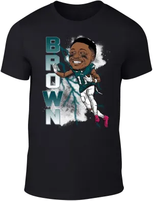 Philadelphia Football Team Bootleg Style Throwback Style T-Shirt Men's Adult