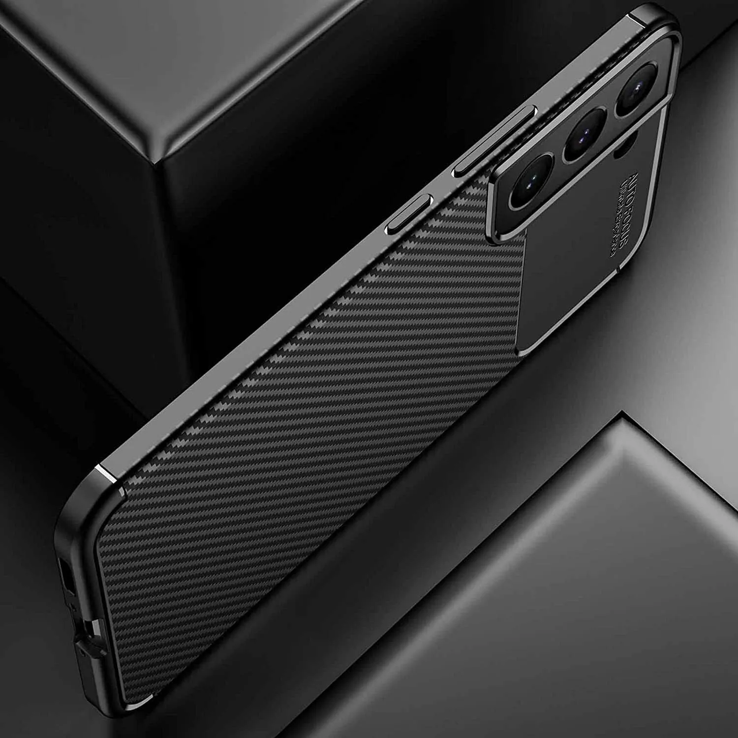 Phone Case Samsung Galaxy S23  Plus Carbon Gel Cover Ultra Slim Shockproof