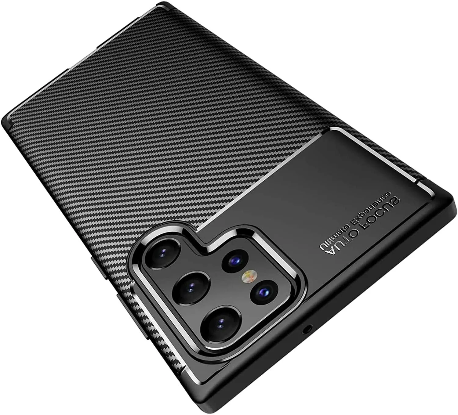 Phone Case Samsung Galaxy S23 Ultra Carbon Gel Cover Ultra Slim Shockproof