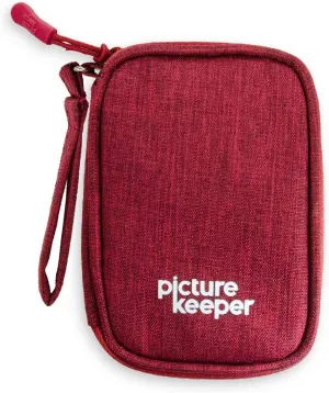 Picture Keeper USB Flash Drive and Tech Organizer Travel Case, Holds 5 USB Drives