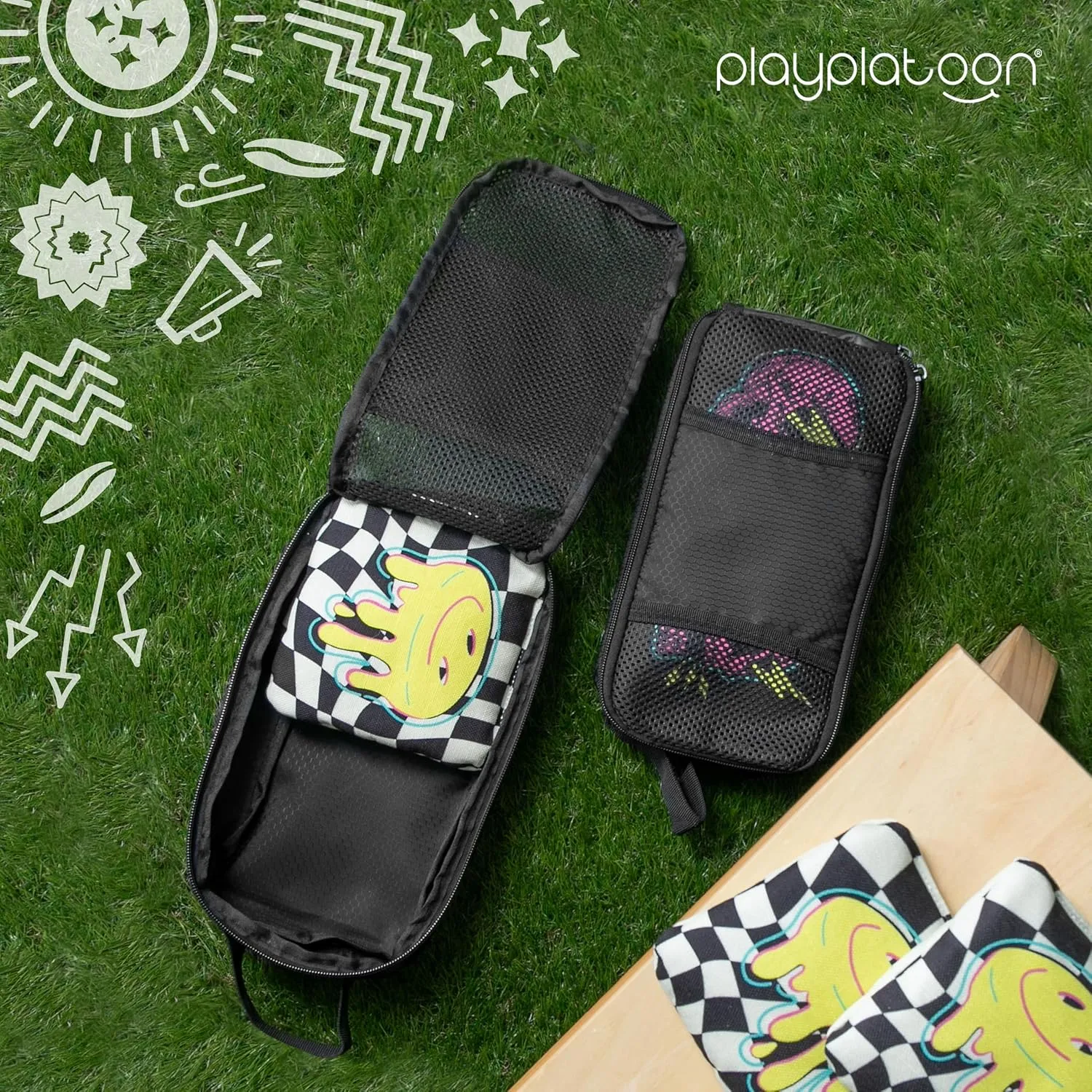 Play Platoon Cornhole Bag Carrying Bag, Corn Hole Carry Case, Carrying Case for Cornhole