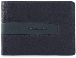 Portafoglio Uomo Orizzontale con Patta | Piquadro Ares | PU1392W101R-Blu