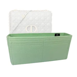 Premium Bag Organizer for Dior Caro Large (Handmade/20 Color Options) [Purse Organiser, Liner, Insert, Shaper]
