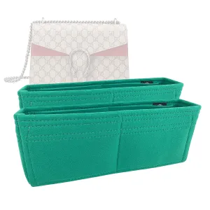 Premium Bag Organizer for Gucci Dionysus Small Shoulder Bag (Set of 2) (Handmade/20 Color Options) [Purse Organiser, Liner, Insert, Shaper]