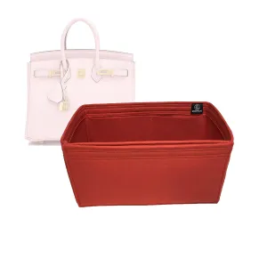 Premium Bag Organizer for Hermes Birkin 25 (Handmade/20 Color Options) [Purse Organiser, Liner, Insert, Shaper]