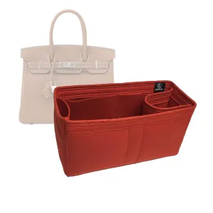 Premium Bag Organizer for Hermes Birkin 30 (Handmade/20 Color Options) [Purse Organiser, Liner, Insert, Shaper]