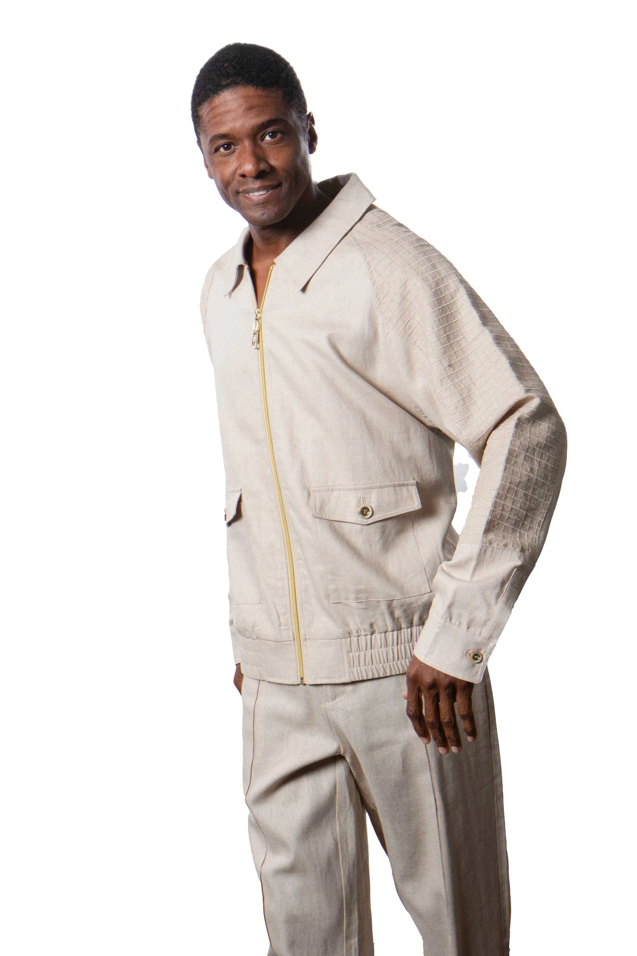 Prestige LNG-135  Linen Jogger Set CD Oatmeal