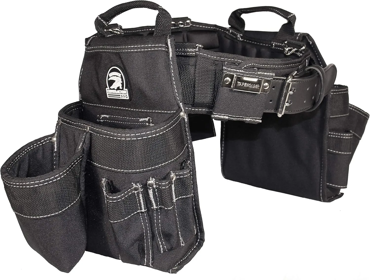 Professional Carpenter's Tool Belt Combo w/Air-Channel Pro Comfort Back Support Belt. (Medium 31-35 Inch Waist)
