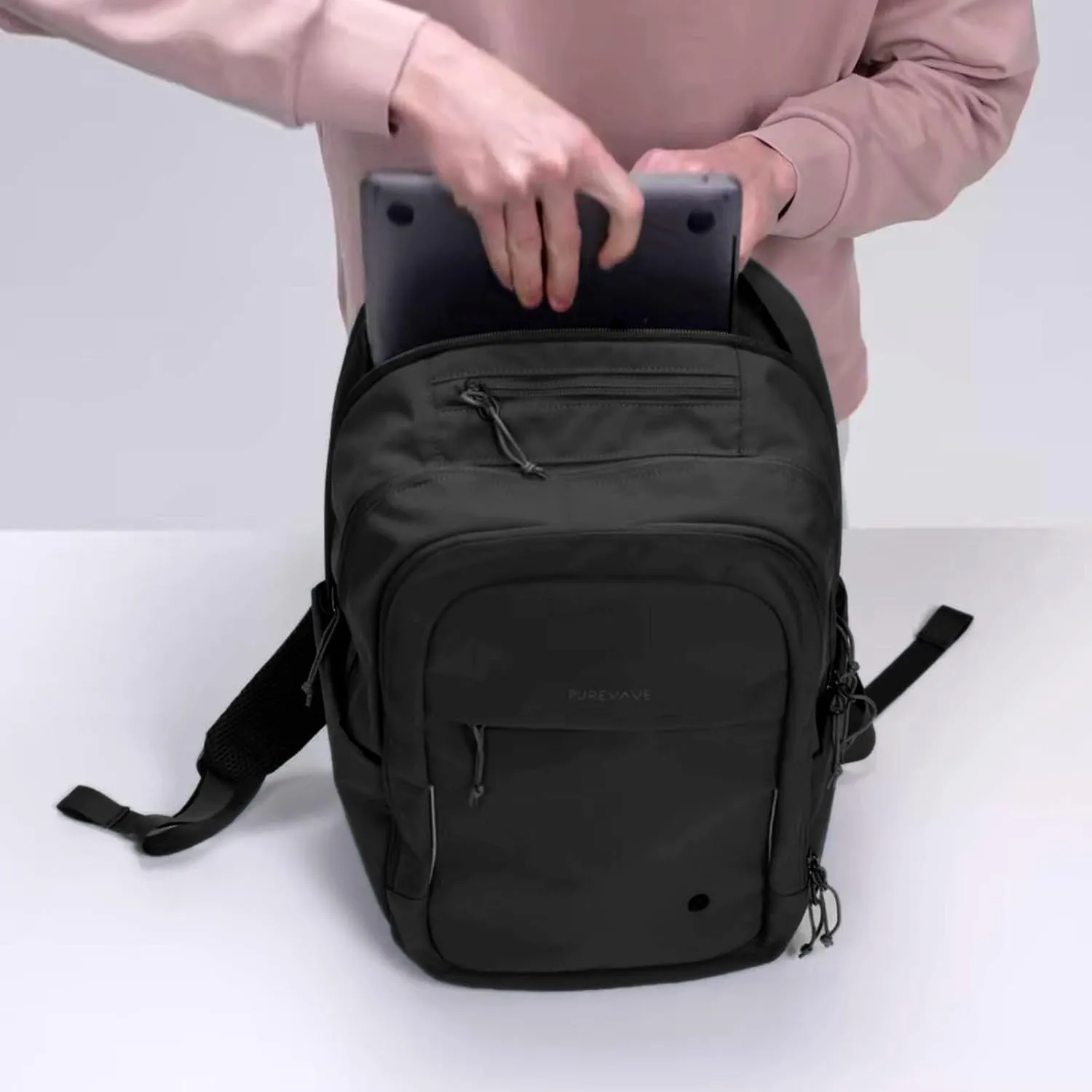 PUREVAVE YKK Zipper Travel Laptop Backpack for Men, and Women