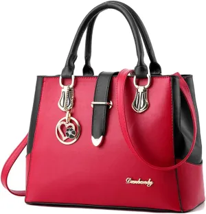 Purses and Handbags for Women Tote Shoulder Crossbody Bags PU Leather Top Handle Satchel with Long Strap Detachable