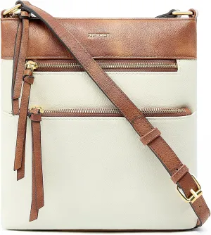 Purses for Women Crossbody Bag Trendy, Vegan Leather Crossbody Shoulder Bag Adjustable Strap, Zipper Pocket Crossbody Purse