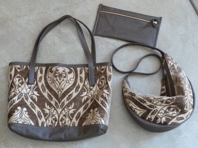 "No-Animal" Leather and Tapestry Purses Bags Wallets Belts and Phone Pouches