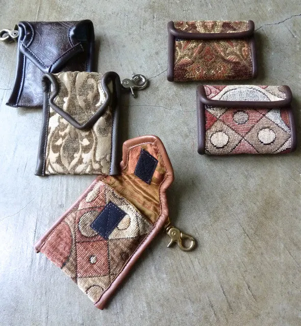 "No-Animal" Leather and Tapestry Purses Bags Wallets Belts and Phone Pouches