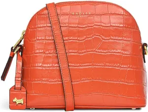 RADLEY London Chelsea Faux Crocodile Women's Mini Leather Ziptop Crossbody Bag