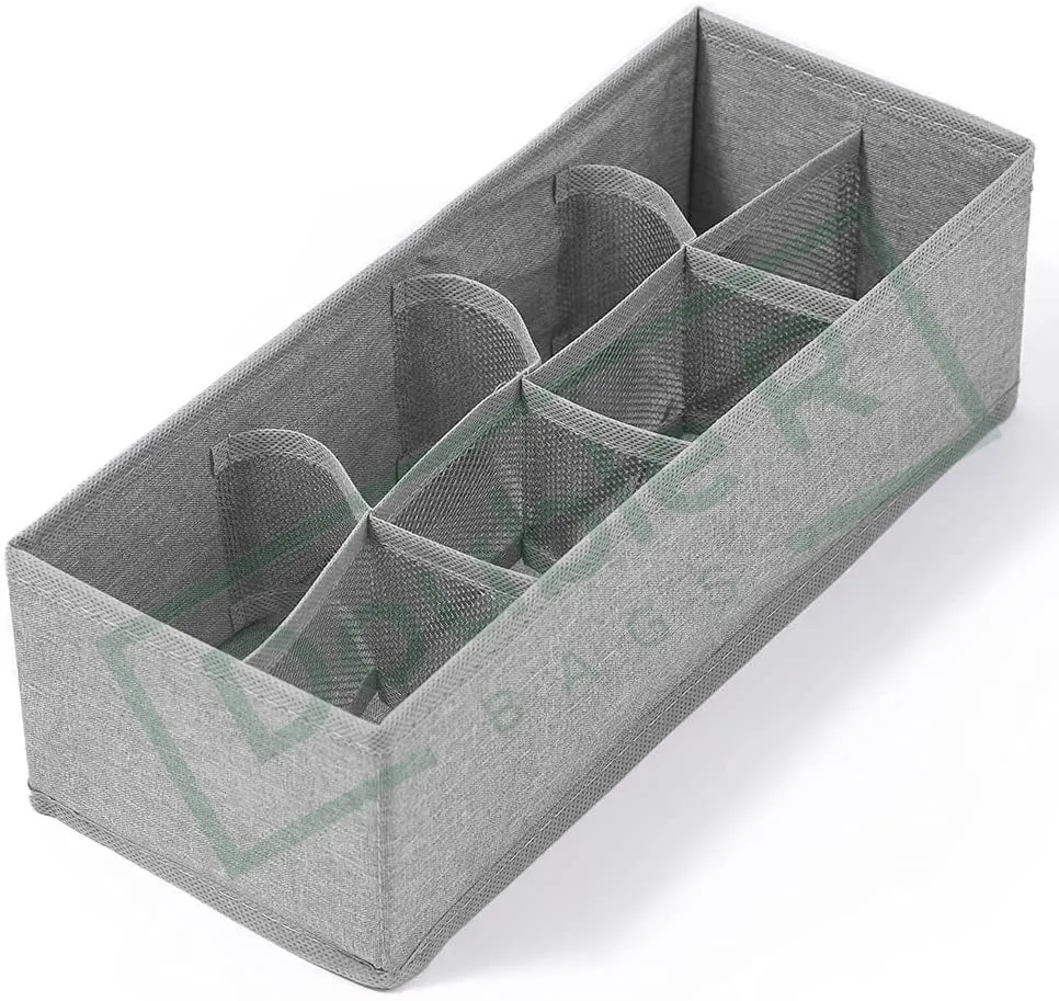 Rectangular Collapsible Cabinet Closet Storage Drawer Organizer Dividers Set of 3