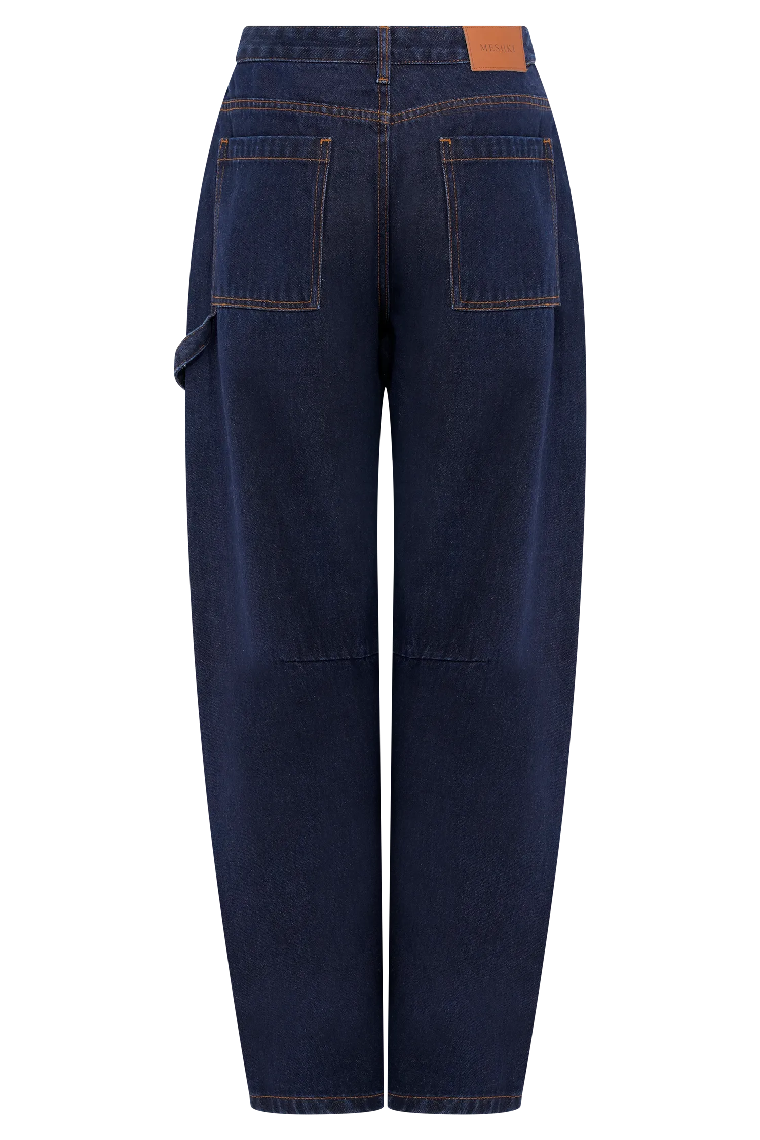 Renata Barrel Denim Jeans - Indigo Blue