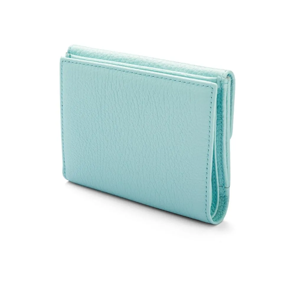 RFID Leather Jackie Purse - Light Blue
