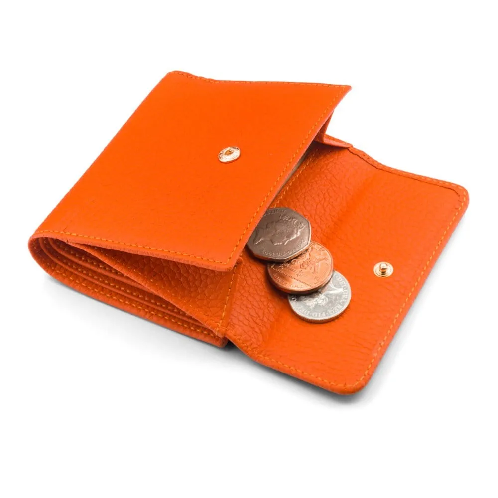 RFID Leather Jackie Purse - Orange