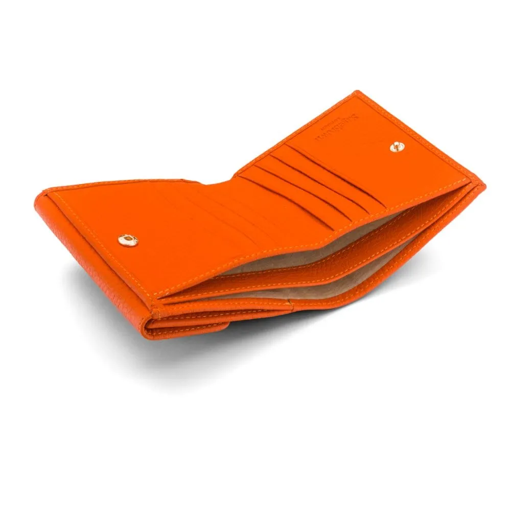 RFID Leather Jackie Purse - Orange