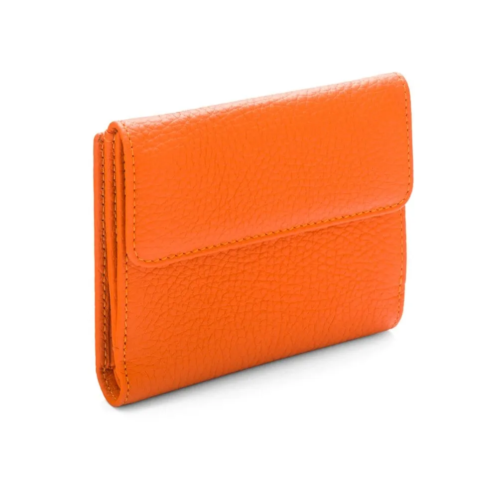 RFID Leather Jackie Purse - Orange