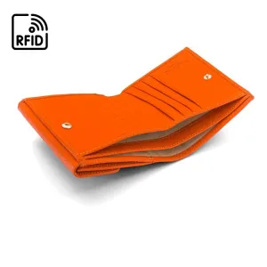 RFID Leather Jackie Purse - Orange