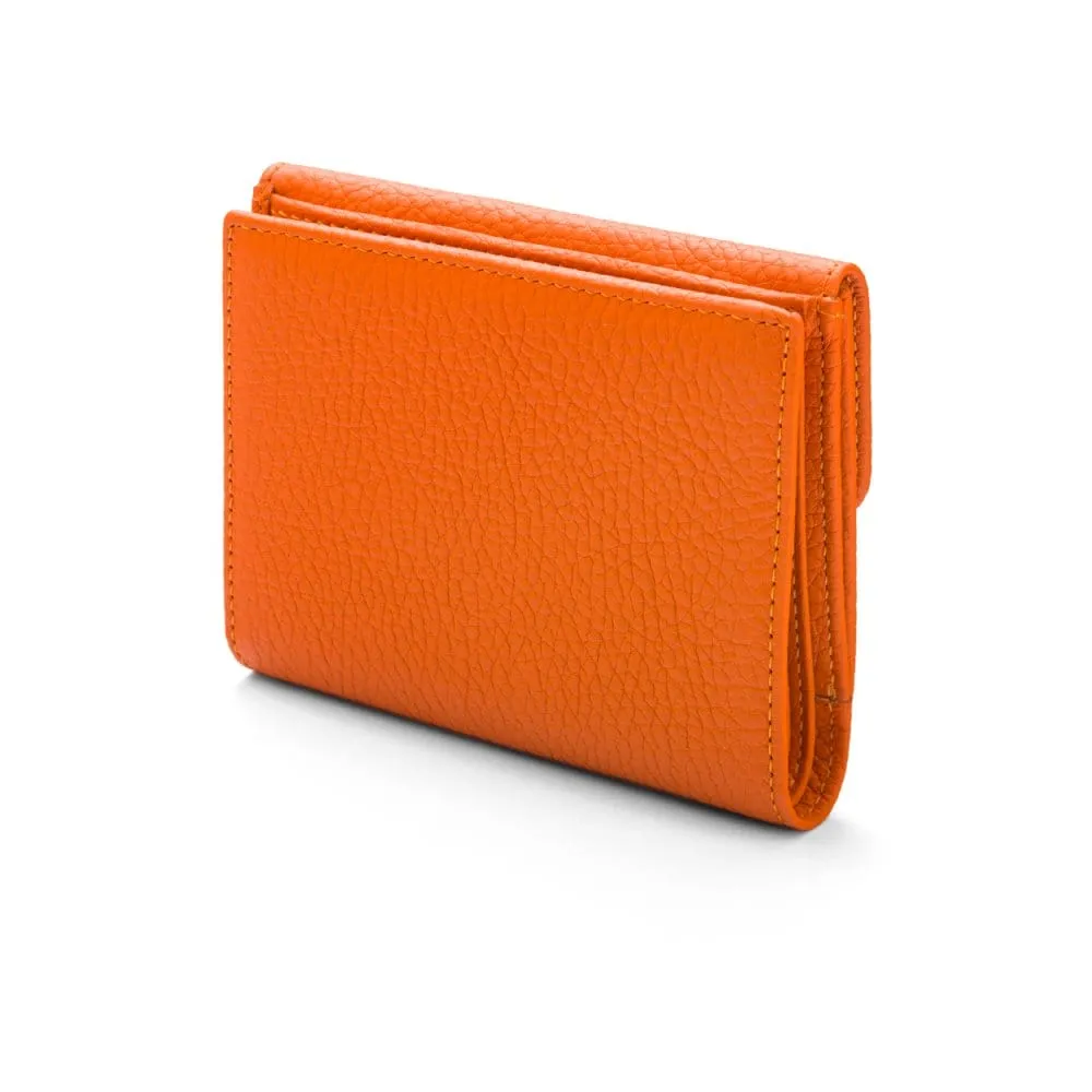 RFID Leather Jackie Purse - Orange