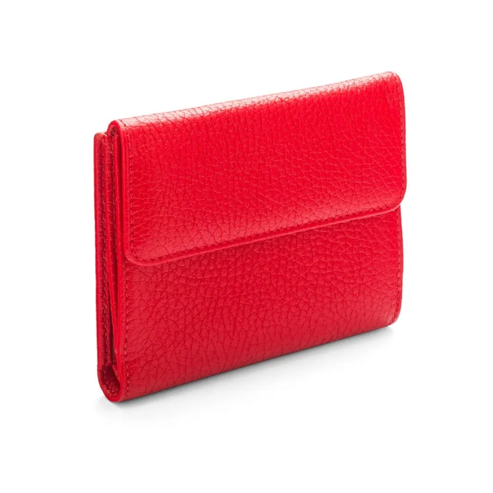 RFID Leather Jackie Purse - Red