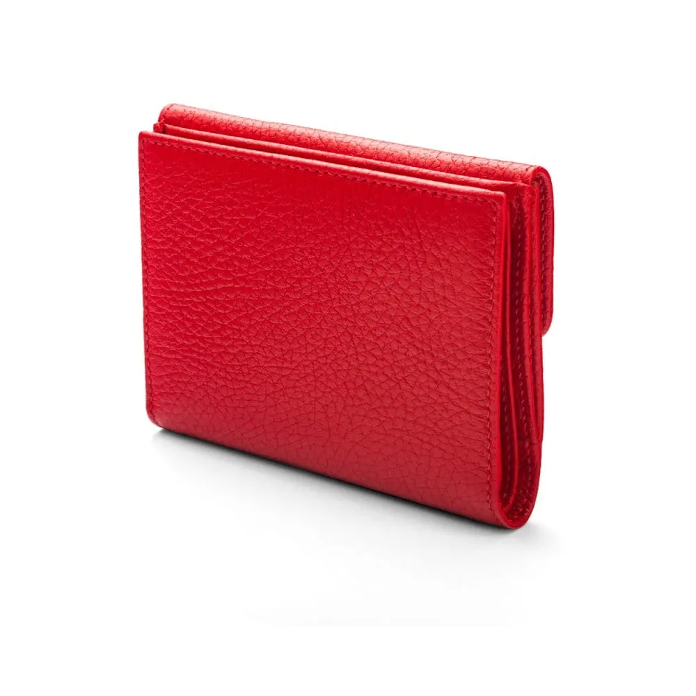 RFID Leather Jackie Purse - Red