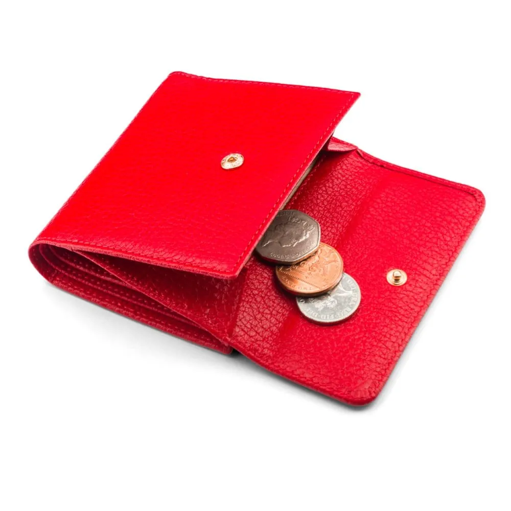 RFID Leather Jackie Purse - Red