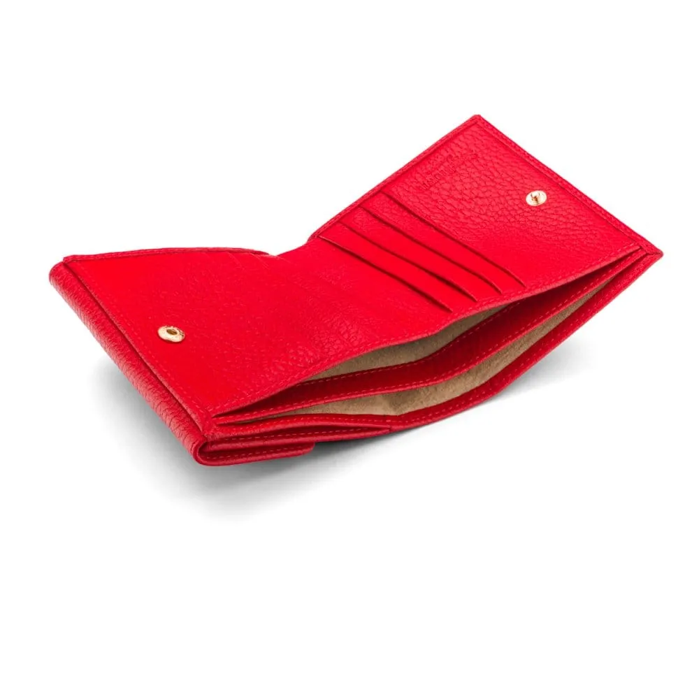 RFID Leather Jackie Purse - Red