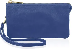 RIAH FASHION Convertible Faux Leather Wallet Purse Clutch - Mini Handbag Detachable Chain Crossbody Strap Phone Holder