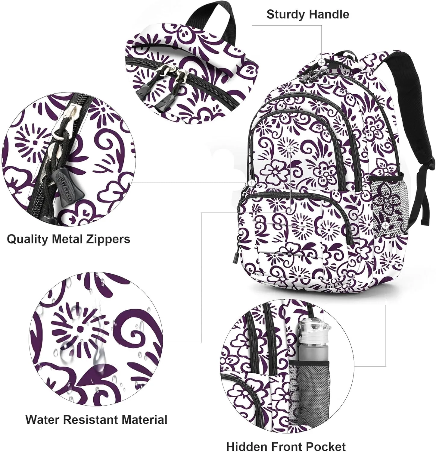 rickyh style Lightweight Elementary Durable Backpack Student Kids Waterproof Backpack