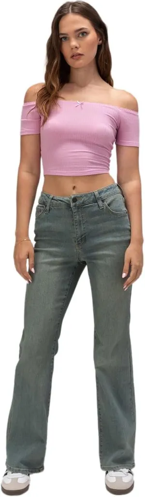 Rsq High Rise Flare Jeans